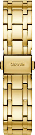Guess Cosmo Diamonds Gold Dial Gold Steel Strap Watch For Women - GW0033L2