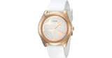  Shop Authentic Guess G Twist White & Gold Dial White Silicone Strap Watch For Women - W0911L5 - Luxxuri