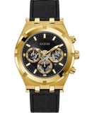  Shop Authentic Guess Continental Black Dial Black Rubber Strap Watch for Men - GW0262G2 - Luxxuri