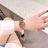  Shop Authentic Guess Quartz Red Dial Gold Mesh Strap Watch For Women - GW0354L4 - Luxxuri