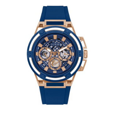  Shop Authentic Guess Matrix Multifunction Blue Dial Blue Rubber Strap Watch for Men - GW0423G4 - Luxxuri