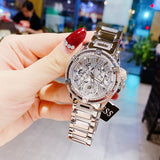  Shop Authentic Guess Queen Quartz Silver Dial Silver Steel Strap Watch For Women - GW0464L1 - Luxxuri