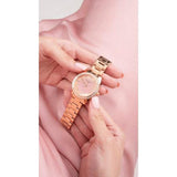  Shop Authentic Guess Glitter Diamonds Pink Dial Rose Gold Steel Strap Watch for Women - GW0405L3 - Luxxuri