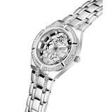  Shop Authentic Guess Allara Quartz Silver Dial Silver Steel Strap Watch For Women - GW0604L1 - Luxxuri