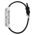  Shop Authentic Guess King Quartz Crystals Silver Dial Black Silicone Strap Watch For Men - GW0537G1 - Luxxuri