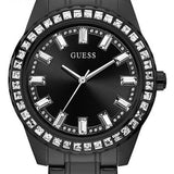  Shop Authentic Guess Sparkler Diamonds Black Dial Black Steel Strap Watch for Women - GW0111L4 - Luxxuri