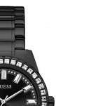  Shop Authentic Guess Sparkler Diamonds Black Dial Black Steel Strap Watch for Women - GW0111L4 - Luxxuri