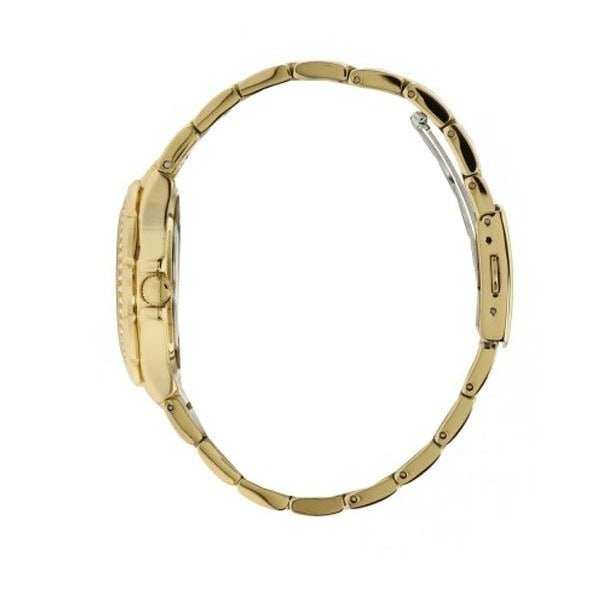  Shop Authentic Guess Mini Prism Diamonds White Dial Gold Steel Strap Watch for Women - W15072L1 - Luxxuri