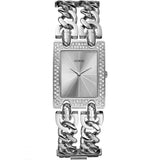  Shop Authentic Guess Mod Heavy Metal Diamonds Silver Dial Silver Steel Strap Watch for Women - W95088L1 - Luxxuri
