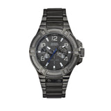  Shop Authentic Guess Rigor Multifunction Black Dial Black Steel Strap Watch For Men - W0218G1 - Luxxuri