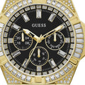  Shop Authentic Guess Zeus Chronograph Diamonds Black Dial Black Silicone Strap Watch For Men - GW0208G2 - Luxxuri