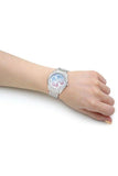  Shop Authentic Guess G Twist Diamonds Silver Dial Silver Steel Strap Watch For Women - W1201L1 - Luxxuri