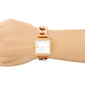  Shop Authentic Guess Vanity Diamonds Silver Dial Gold Steel Strap Watch for Women - W1030L4 - Luxxuri
