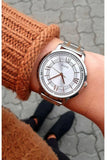  Shop Authentic Guess Montauk Silver Dial Two Tone Steel Strap Watch for Women - W0933L5 - Luxxuri