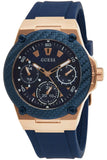  Shop Authentic Guess Zena Blue Dial Blue Silicone Strap Watch For Women - W1049L2 - Luxxuri