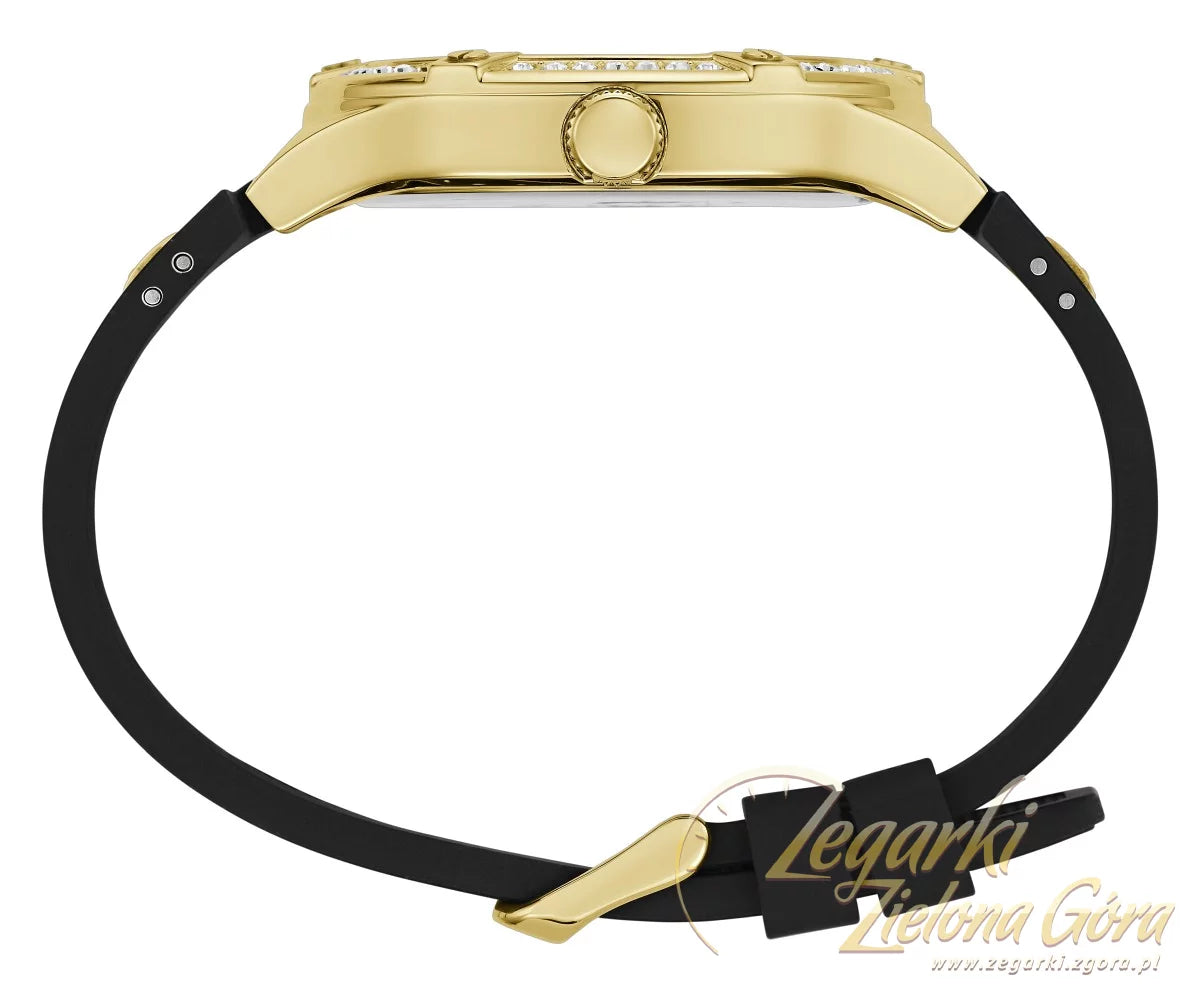  Shop Authentic Guess Duke Crystals Black Dial Black Silicone Strap Watch For Men - GW0641G2 - Luxxuri