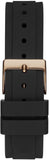  Shop Authentic Guess Solstice Diamonds Black Mother of Pearl Dial Black Rubber Strap Watch for Women - GW0113L2 - Luxxuri