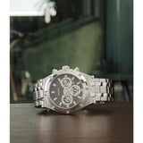  Shop Authentic Guess Continental Black Dial Silver Steel Strap Watch for Men - GW0260G1 - Luxxuri