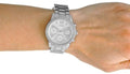  Shop Authentic Guess Mini Sunrise Chronograph Quartz Silver Dial Silver Steel Strap Watch For Women - W0623L1 - Luxxuri