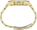 Shop Authentic Guess Zeus Diamonds Gold Dial Gold Steel Strap Watch for Men - GW0209G2 - Luxxuri