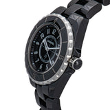  Shop Authentic Chanel J12 Quartz Ceramic Black Dial Black Steel Strap Watch for Women - J12 H0682 - Luxxuri
