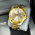  Shop Authentic Tag Heuer Aquaracer Silver Dial Two Tone Steel Strap Watch for Women - WBD1120.BB0930 - Luxxuri