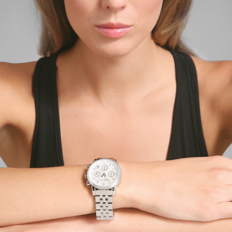  Shop Authentic Michael Kors Ritz White Dial Silver Stainless Steel Strap Watch for Women - MK5020 - Luxxuri