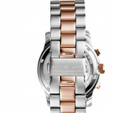  Shop Authentic Michael Kors Runway Chronograph Blue Dial Two Tone Steel Strap Watch For Women - MK6166 - Luxxuri