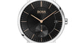 Shop Authentic Hugo Boss Corporal Black Dial Black Leather Strap Watch for Men - 1513638 - Luxxuri