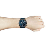  Shop Authentic Hugo Boss Pioneer Quartz Blue Dial Blue Leather Strap Watch For Men - 1513711 - Luxxuri