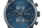  Shop Authentic Hugo Boss Skymaster Chronograph Blue Dial Blue Mesh Bracelet Watch for Men - 1513836 - Luxxuri