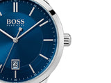  Shop Authentic Hugo Boss Officer Chronograph Blue Dial Silver Steel Strap Watch for Men - 1513615 - Luxxuri