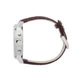  Shop Authentic Hugo Boss Ambassador Chronograph Silver Dial Brown Leather Strap Watch For Men - HB1513195 - Luxxuri
