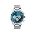  Shop Authentic Hugo Boss Pioneer Blue Dial Silver Steel Strap Watch for Men - 1513713 - Luxxuri
