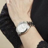  Shop Authentic Hugo Boss Novia Chronograph Silver Dial Silver Steel Strap Watch for Women - 1502616 - Luxxuri