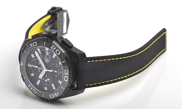  Shop Authentic Tag Heuer Aquaracer PVD Black Dial Watch for Men - CAY218A.FC6361 - Luxxuri