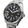  Shop Authentic Tag Heuer Aquaracer Caliber 5 Black Dial Silver Steel Strap Watch for Men - WAY201A .BA0927 - Luxxuri