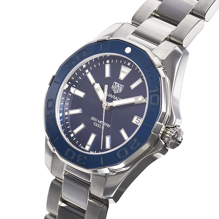  Shop Authentic Tag Heuer Aquaracer Blue Dial Silver Steel Strap Watch for Women - WAY131S.BA0748 - Luxxuri