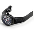  Shop Authentic Tag Heuer Carrera Chronograph Steel & Ceramic Black Dial Black Rubber Strap Watch for Men - CBG2090.FT6145 - Luxxuri