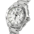  Shop Authentic Tag Heuer Aquaracer Professional 200 Date White Dial Silver Steel Strap Watch for Men - CBP1111.BA0627 - Luxxuri