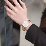  Shop Authentic Calvin Klein Drift White Dial Rose Gold Steel Strap Watch for Women - K6S2N616 - Luxxuri