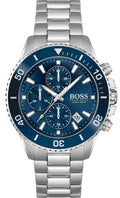  Shop Authentic Hugo Boss Admiral Blue Dial Silver Steel Strap Watch for Men - 1513907 - Luxxuri