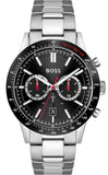  Shop Authentic Hugo Boss Allure Chronograph Black Dial Silver Steel Strap Watch for Men - 1513922 - Luxxuri