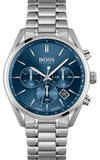  Shop Authentic Hugo Boss Champion Blue Dial Silver Steel Strap Watch for Men - 1513818 - Luxxuri