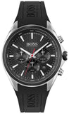  Shop Authentic Hugo Boss Distinct Black Dial Black Rubber Strap Watch for Men - 1513855 - Luxxuri