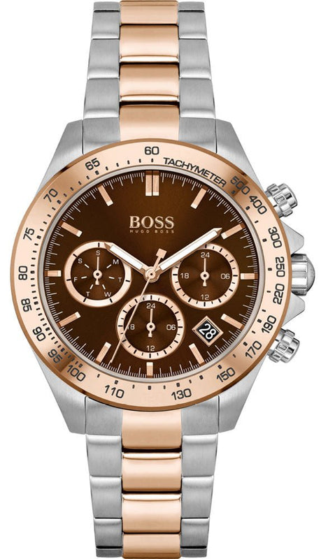  Shop Authentic Hugo Boss Novia Brown Dial Two Tone Steel Strap Watch for Women - 1502617 - Luxxuri