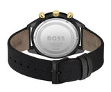  Shop Authentic Hugo Boss Santiago Black Dial Black Nylon Strap Watch for Men - 1513935 - Luxxuri