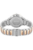  Shop Authentic Hugo Boss Signature Silver Dial Two Tone Steel Strap Watch for Women - 1502567 - Luxxuri