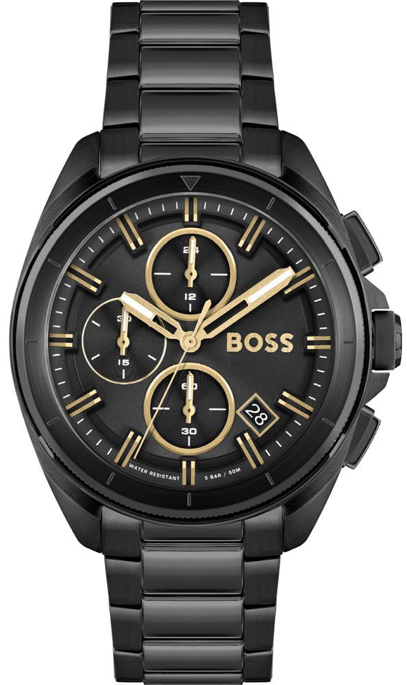  Shop Authentic Hugo Boss Volane Black Dial Black Steel Strap Watch for Men - 1513950 - Luxxuri