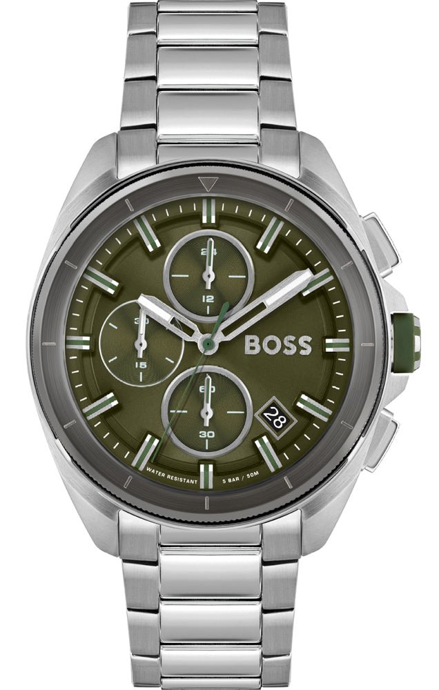  Shop Authentic Hugo Boss Volane Grey Dial Silver Steel Strap Watch for Men - 1513951 - Luxxuri